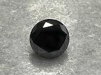 Zwarte diamant 7.44 carat natuurlijke diamant - afbeelding 1 van  4