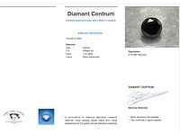 Zwarte diamant 7.44 carat natuurlijke diamant - afbeelding 3 van  4