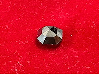 Zwarte diamant vierkant smaragd vorm 3.10 carat gecertificeerd - afbeelding 4 van  6