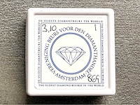 Zwarte diamant vierkant smaragd vorm 3.10 carat gecertificeerd - afbeelding 6 van  6
