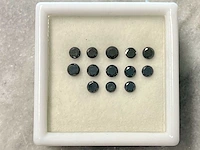 Zwarte diamanten lotje 2.11 ct