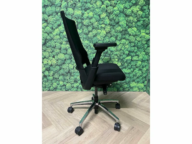 Zwarte ergonomische bureaustoel - afbeelding 9 van  14