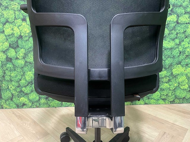 Zwarte, ergonomische bureaustoel - afbeelding 9 van  10
