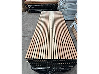 Zwarte kern douglas triple rhombus - 250 cm (160x) - afbeelding 6 van  7