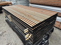 Zwarte kern douglas triple rhombus - 250 cm (160x) - afbeelding 2 van  7