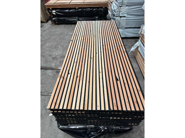Zwarte kern douglas triple rhombus - 250 cm (80x) - afbeelding 6 van  7