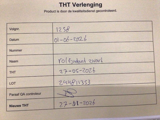 Zwarte rolfondant (250g) (300x) - afbeelding 5 van  5