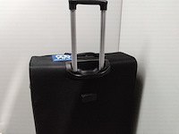 Zwarte stevige reiskoffer op wielen royalty rolles, zwart - afbeelding 5 van  7