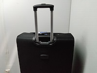 Zwarte stevige reiskoffer op wielen royalty rolles, zwart - afbeelding 6 van  7