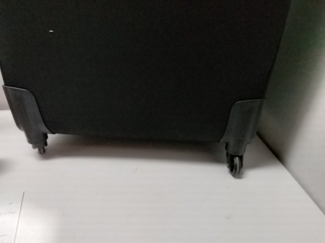 Zwarte stevige reiskoffer op wielen royalty rolles, zwart - afbeelding 7 van  7