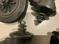 Zwarte zwenkwielen (4x) - afbeelding 2 van  3