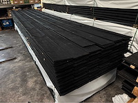 Zweeds rabat gespoten zwart - 500 cm (30x) - afbeelding 2 van  4