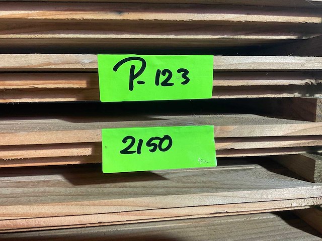 Zweeds rabatdeel 500x19,5x1,1/2,7 cm (70x) - afbeelding 6 van  6