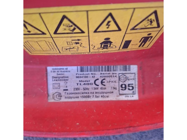 Zweefmaaier flymo, turbo 400, bouwjaar 2014 - afbeelding 5 van  6