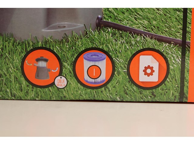 Zwembad filterpomp bestway flow clear, max. 1249 l/per uur. - afbeelding 2 van  2