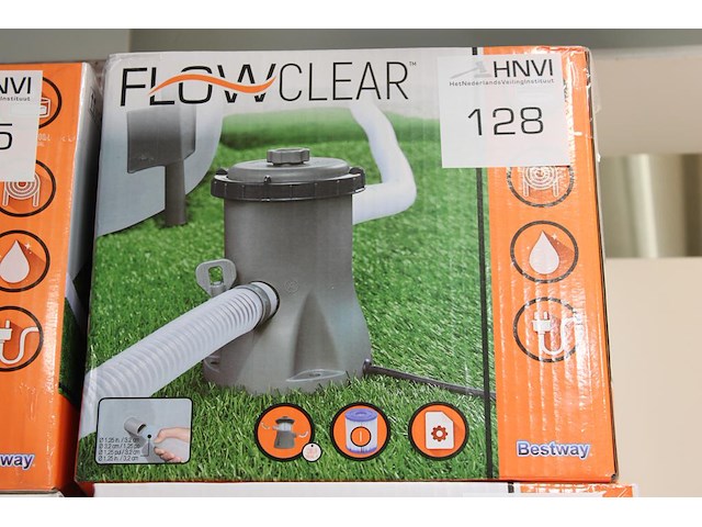 Zwembad filterpomp bestway flow clear, max. 1249 l/per uur. - afbeelding 1 van  2