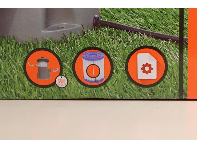 Zwembad filterpomp bestway flow clear, max. 1249 l/per uur. - afbeelding 2 van  2