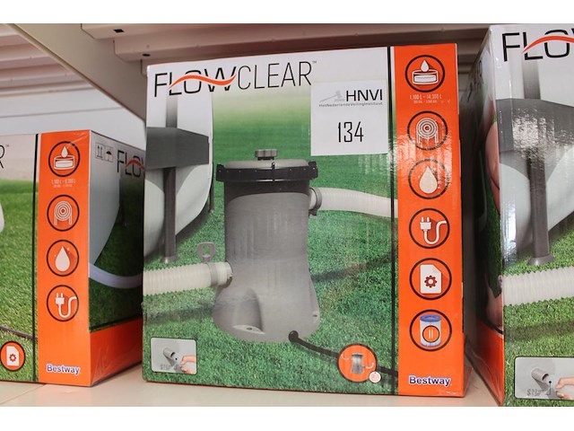 Zwembad filterpomp bestway flow clear, max. 2006 l/per uur. - afbeelding 1 van  2