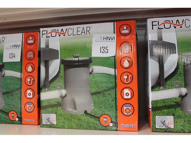 Zwembad filterpomp bestway flow clear, max. 2006 l/per uur. - afbeelding 1 van  2