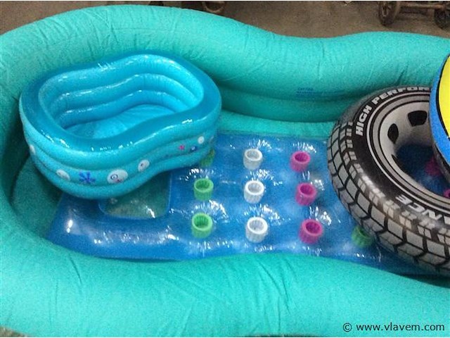 Zwembad l:240 b:160 h:45 + divers - afbeelding 2 van  4