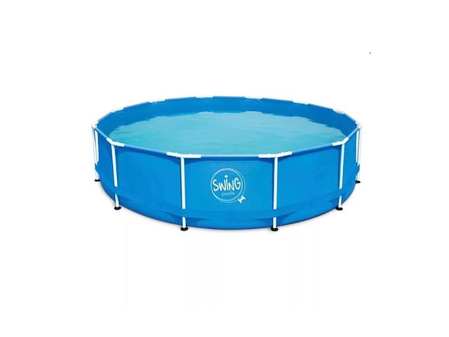 Zwembad, swing pool, 3,05x3,05, blauw - afbeelding 1 van  5