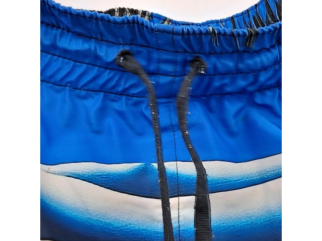 Zwembroek, louis vuitton, blauw/zwart/wit, maat xxl - afbeelding 4 van  7