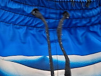 Zwembroek, louis vuitton, blauw/zwart/wit, maat xxl - afbeelding 4 van  7