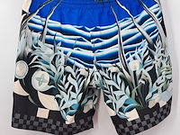 Zwembroek, louis vuitton, blauw/zwart/wit, maat xxl - afbeelding 5 van  7