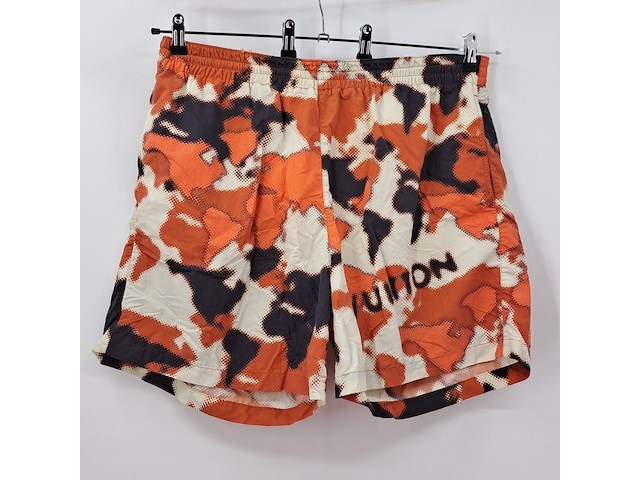 Zwembroek, louis vuitton,, oranje/zwart, maat xxl - afbeelding 1 van  9
