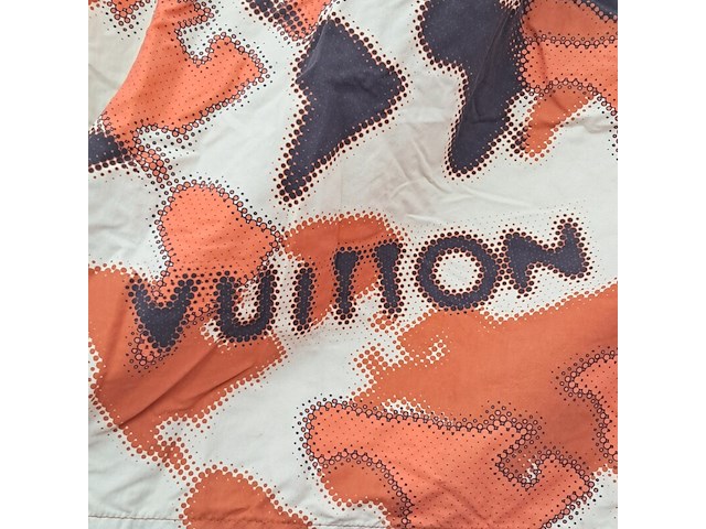 Zwembroek, louis vuitton,, oranje/zwart, maat xxl - afbeelding 2 van  9