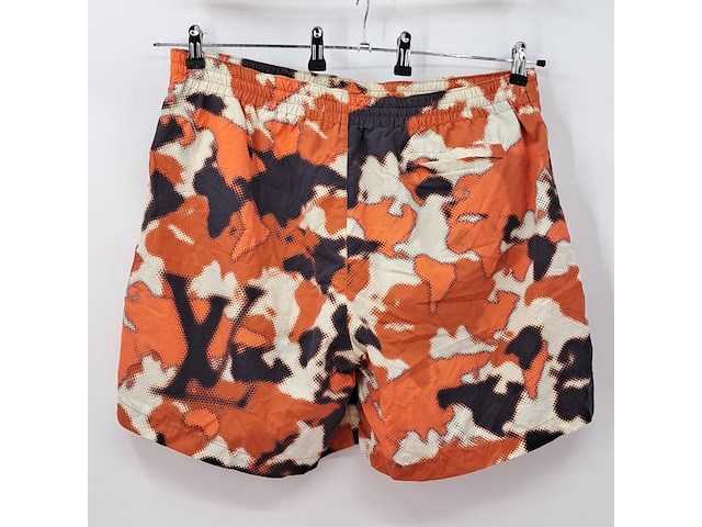 Zwembroek, louis vuitton,, oranje/zwart, maat xxl - afbeelding 6 van  9
