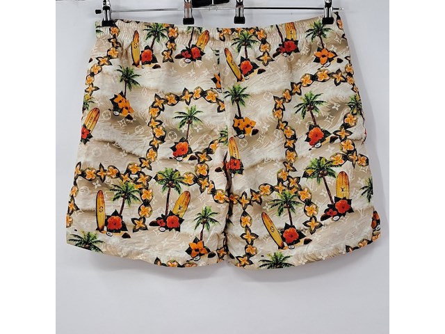 Zwembroek, louis vutton, palmbomen, maat xxl - afbeelding 4 van  5