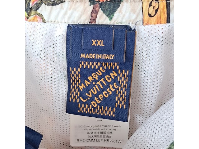 Zwembroek, louis vutton, palmbomen, maat xxl - afbeelding 5 van  5