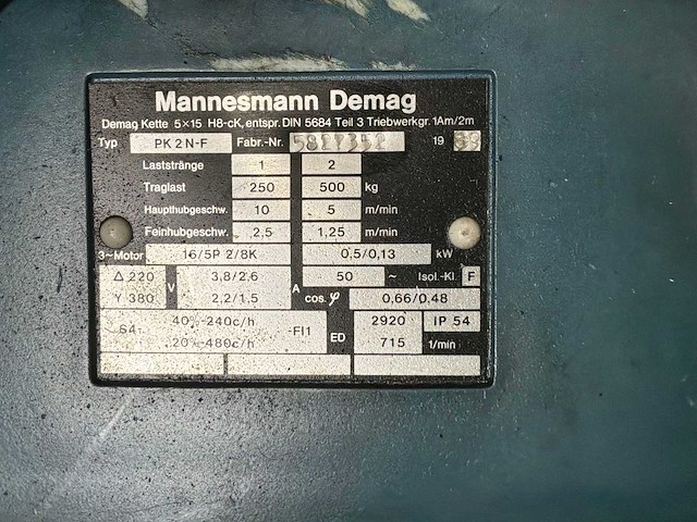 Zwenkarmkraan met kettingtakel - afbeelding 6 van  6