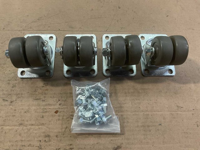 Zwenkwielen set (8x) - afbeelding 3 van  5