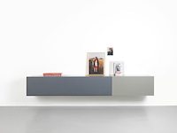 Zwevend design tv-meubel, raat, musa 210 sp vezel, donkergrijs / antraciet