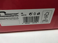 Zwevend randloos toilet met bril, aquasu, basic, wit - afbeelding 3 van  3