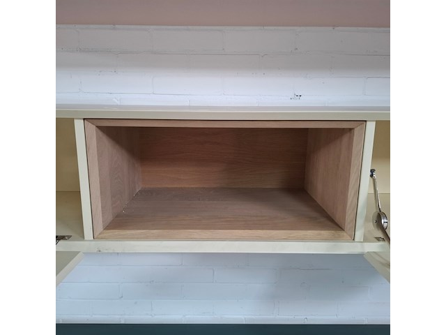 Zwevend tv meubel, beige - afbeelding 3 van  4