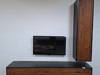 Zwevend tv meubel met wandkast - afbeelding 1 van  7