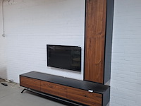 Zwevend tv meubel met wandkast - afbeelding 2 van  7