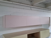 Zwevend tv meubel, roze
