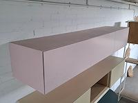 Zwevend tv meubel, roze - afbeelding 5 van  5