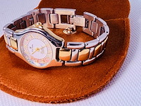 Zwitserse cyma sealord juweliershorloge met holografische glitter wijzerplaat - afbeelding 4 van  8