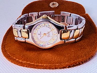 Zwitserse cyma sealord juweliershorloge met holografische glitter wijzerplaat - afbeelding 5 van  8