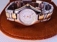 Zwitserse cyma sealord juweliershorloge met holografische glitter wijzerplaat - afbeelding 6 van  8