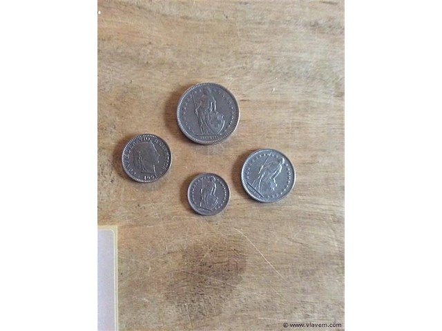 Zwitserse munten - afbeelding 2 van  2