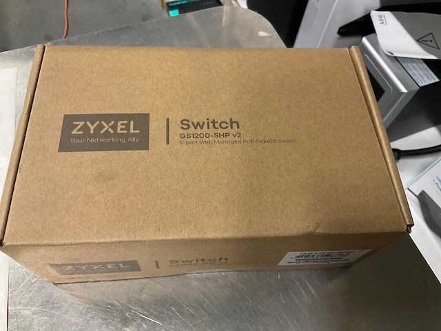 Zyxel gs1200-5hp v2 switches (5x) - afbeelding 3 van  4