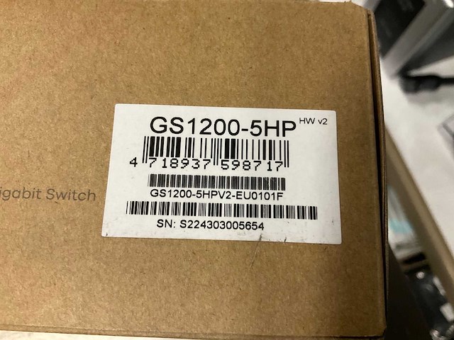 Zyxel gs1200-5hp v2 switches (5x) - afbeelding 4 van  4