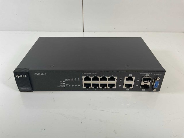 Zyxel (gs2210) 8-port gigabit managed switches (2x) - afbeelding 13 van  14