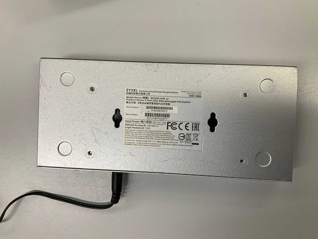 Zyxel switch gs1200-5hp v2 - afbeelding 4 van  4